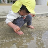 水であそぶ 自然素材 水