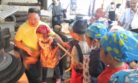 羽釜を使ったクッキングを体験 食育